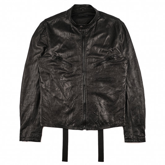 Helmut Lang S/S 2004 Cafe Rider in Crushed Leather