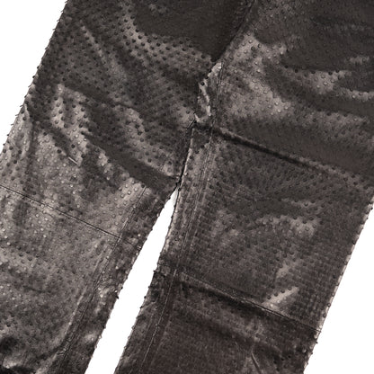 Helmut Lang S/S 2002 Perforated Leather Trousers