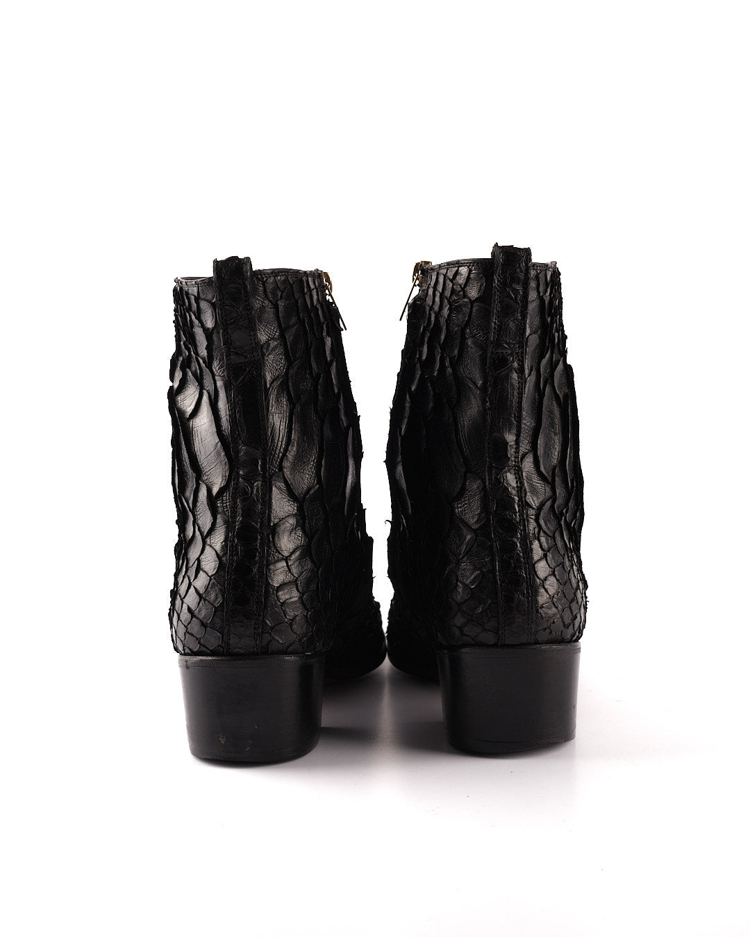 Rare Tom Ford for Yves Saint Laurent Rive Gauche Johnny Boots in Python