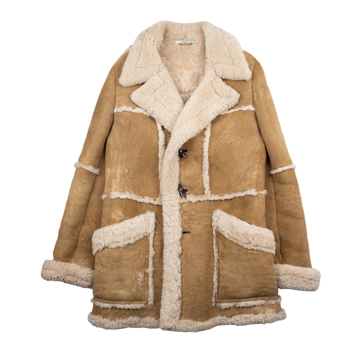 Yves Saint Laurent Rive Gauche F/W 2006 Shearling Jacket w/ Toggles