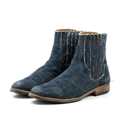 Martin Margiela S/S 2006 Denim Boots w/ Leather Lining