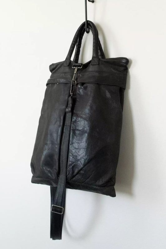 [SOLD] Helmut Lang Black 3-Way Crossbody Bag in Leather