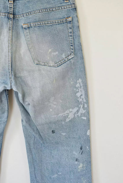 Helmut Lang 1998 GTR Painter Denim In Classic Cut