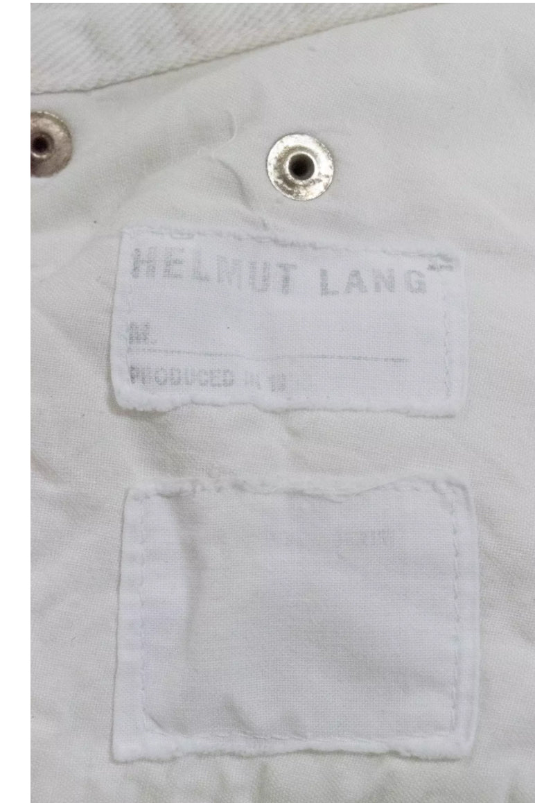 Helmut Lang 1999 White Denim Pants