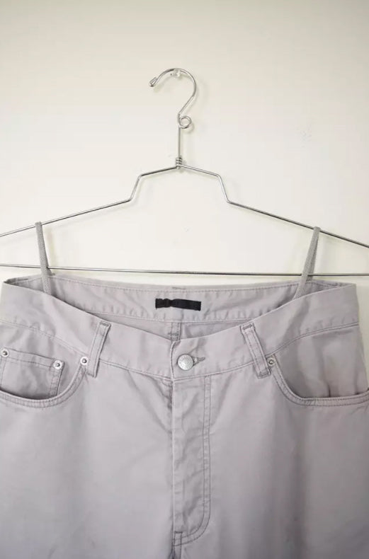 Helmut Lang SS 2003 Grey Pants w Military Straps