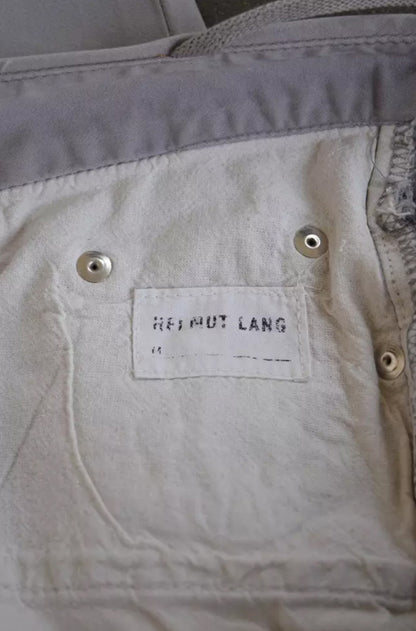 Helmut Lang SS 2003 Grey Pants w Military Straps