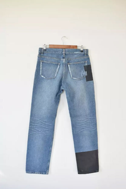 Helmut Lang 2003 Classic Vintage Denim w/ Rubber Tape Applications