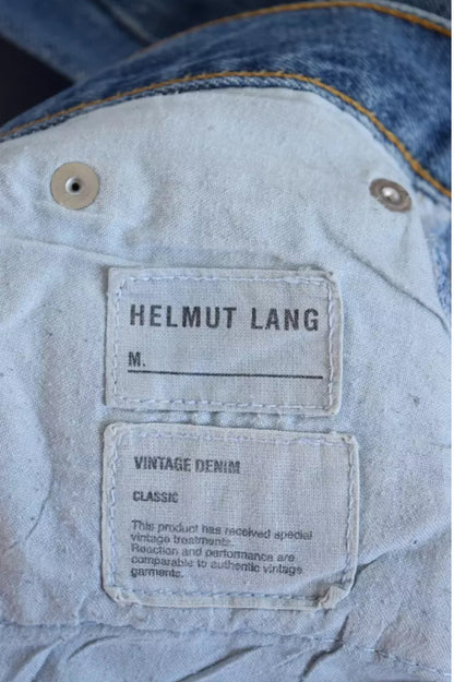 Helmut Lang 2003 Classic Vintage Denim w/ Rubber Tape Applications