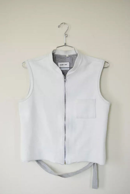 Helmut Lang FW 1998 White D-ring Bondage Vest