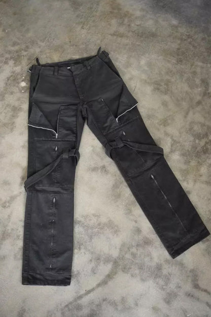 Helmut Lang F/W 1999 "Seance De Travail" Bondage 10 Pocket Zip Cargos