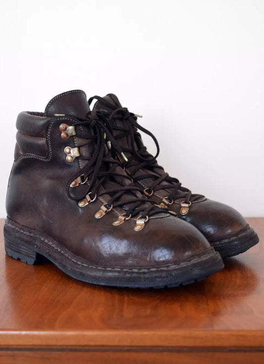 Guidi Hiking Boots in Brown Leather