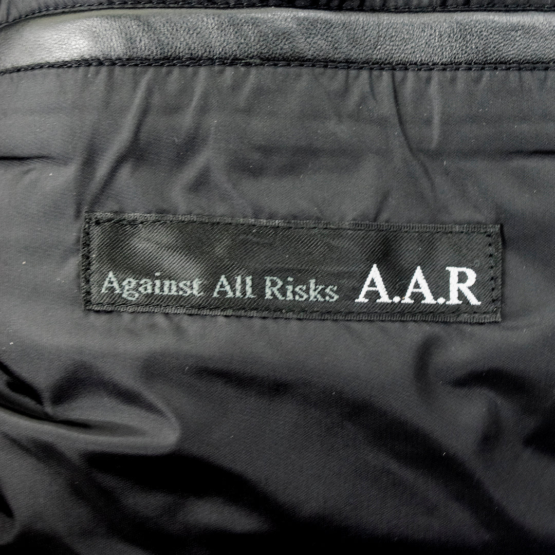 Yohji Yamamoto x D'Urban A.A.R. Quilted Sheepskin Down Jacket in Black Leather