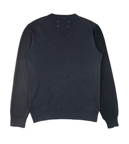 Martin Margiela F/W2006 (10) Asymmetrical Wool V-Neck Sweater