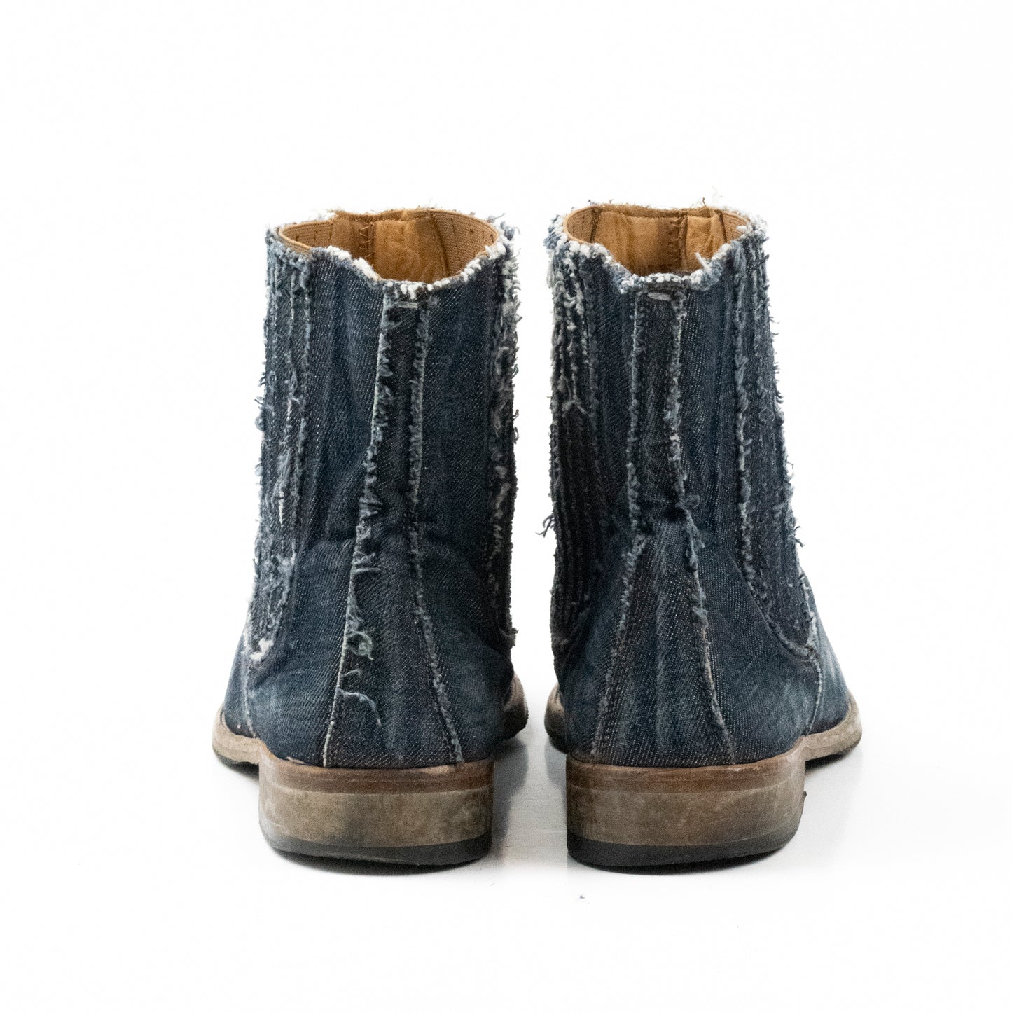 Martin Margiela S/S 2006 Denim Boots w/ Leather Lining