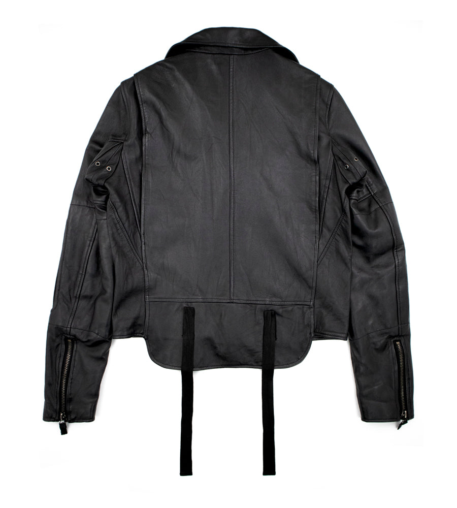 Helmut Lang S/S 2004 "Dragonfly" Cutout Jacket in Polished Leather