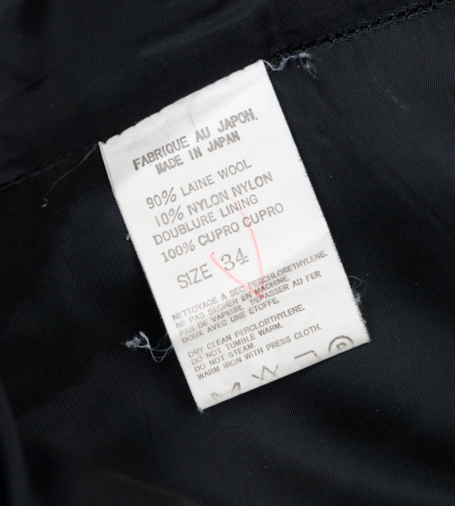 Yohji Yamamoto Pour Homme F/W 2004 5-Pocket Wool Trousers