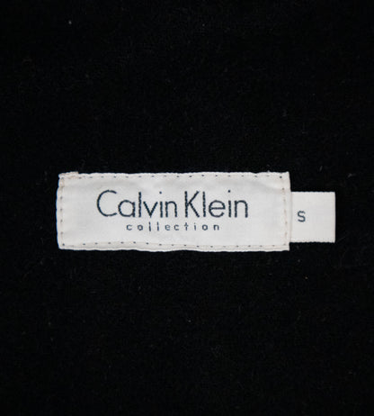 Calvin Klein Collection 2000s Lambskin Leather Jacket w/ Extended Collar