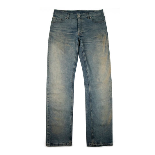 Helmut Lang 1998 Vintage Burned Denim in Classic Cut