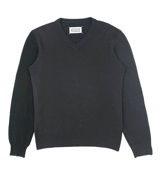 Martin Margiela F/W2006 (10) Asymmetrical Wool V-Neck Sweater