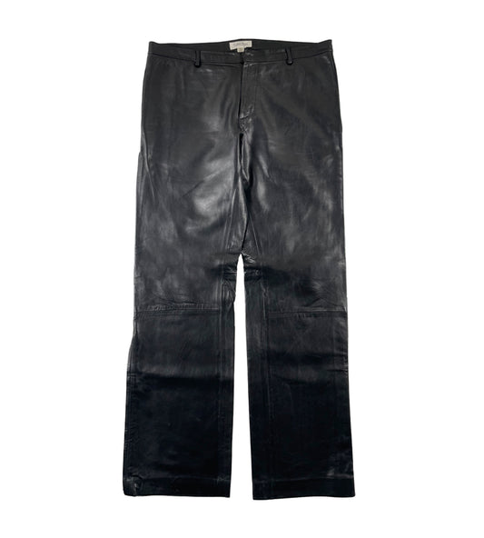 Calvin Klein Collection 2000's Calf Leather Pants