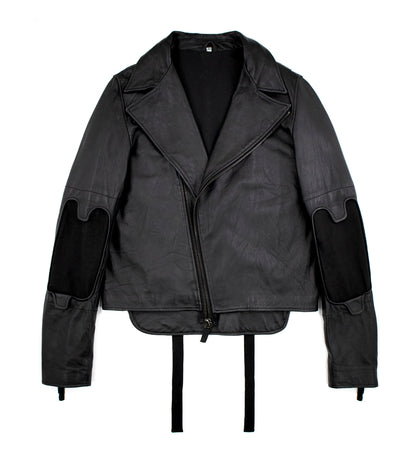 Helmut Lang S/S 2004 "Dragonfly" Cutout Jacket in Polished Leather