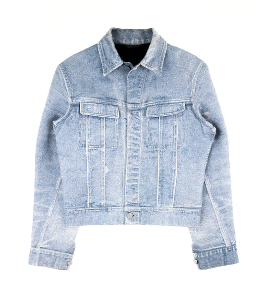 Calvin Klein Collection S/S 2016 Digital Jacquard Denim Jacket