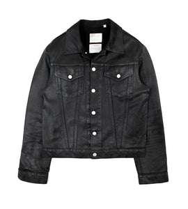 Helmut Lang 1999 Coated Black Denim Type III Jacket – Chaperone Store