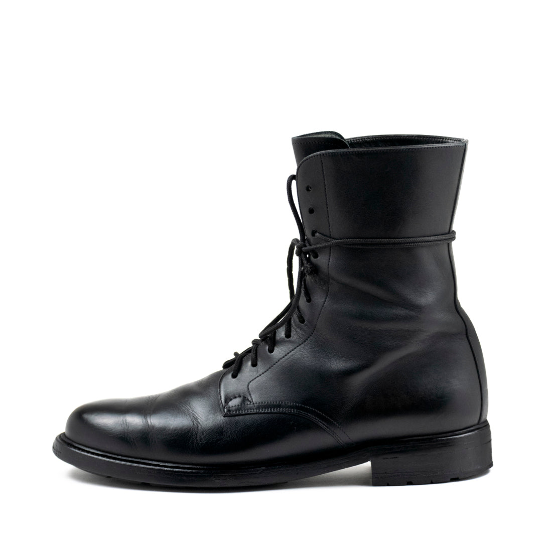 Vintage Prada 2000's 11-Eyelet Boot with Lug Sole