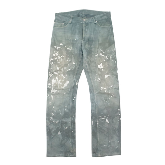 Helmut Lang 1999 Misdye Painter Jeans in Bootcut