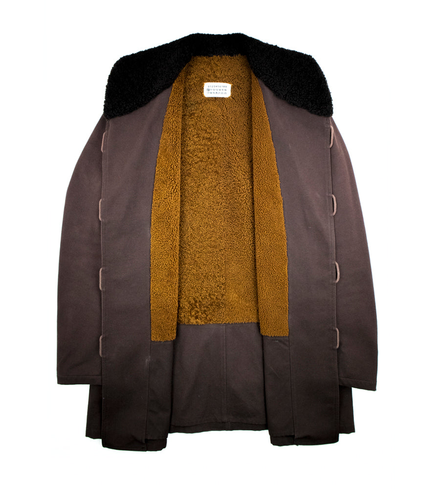 Martin Margiela F/W 2001 2-Way Faux Shearling Peacoat