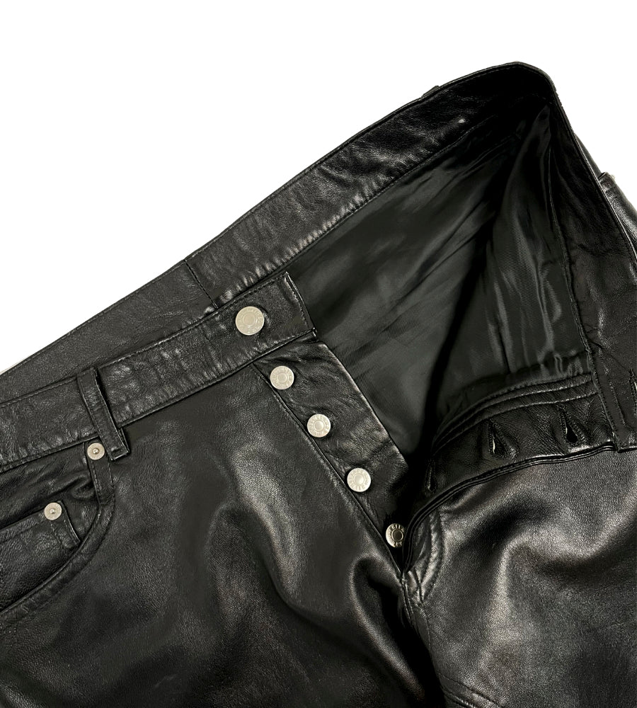 Helmut Lang F/W 1999 5-Pocket Leather Pants – Chaperone Store