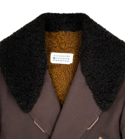 Martin Margiela F/W 2001 2-Way Faux Shearling Peacoat