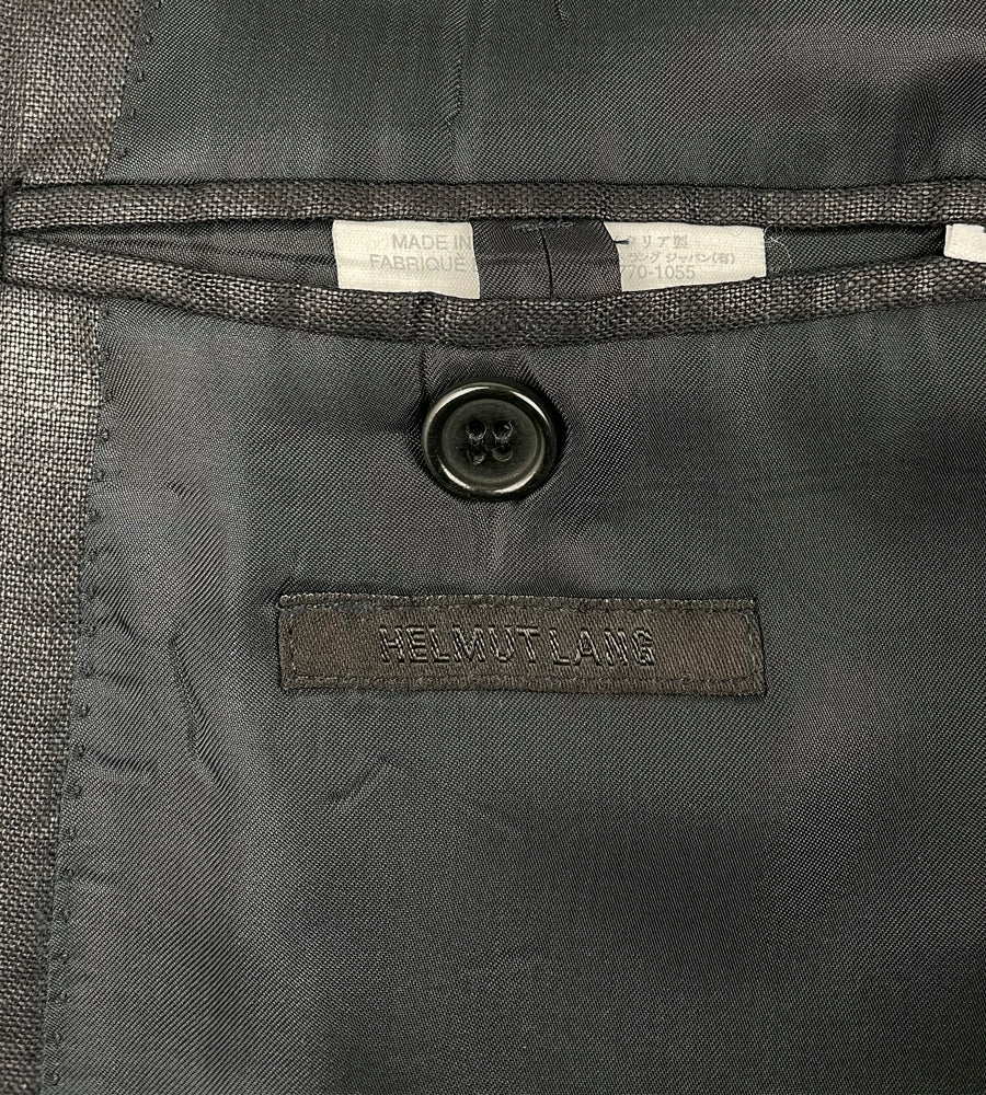 Helmut Lang S/S 2001 Coated Linen Suit