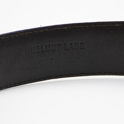 Helmut Lang 2000's Carp and Aluminum Belt