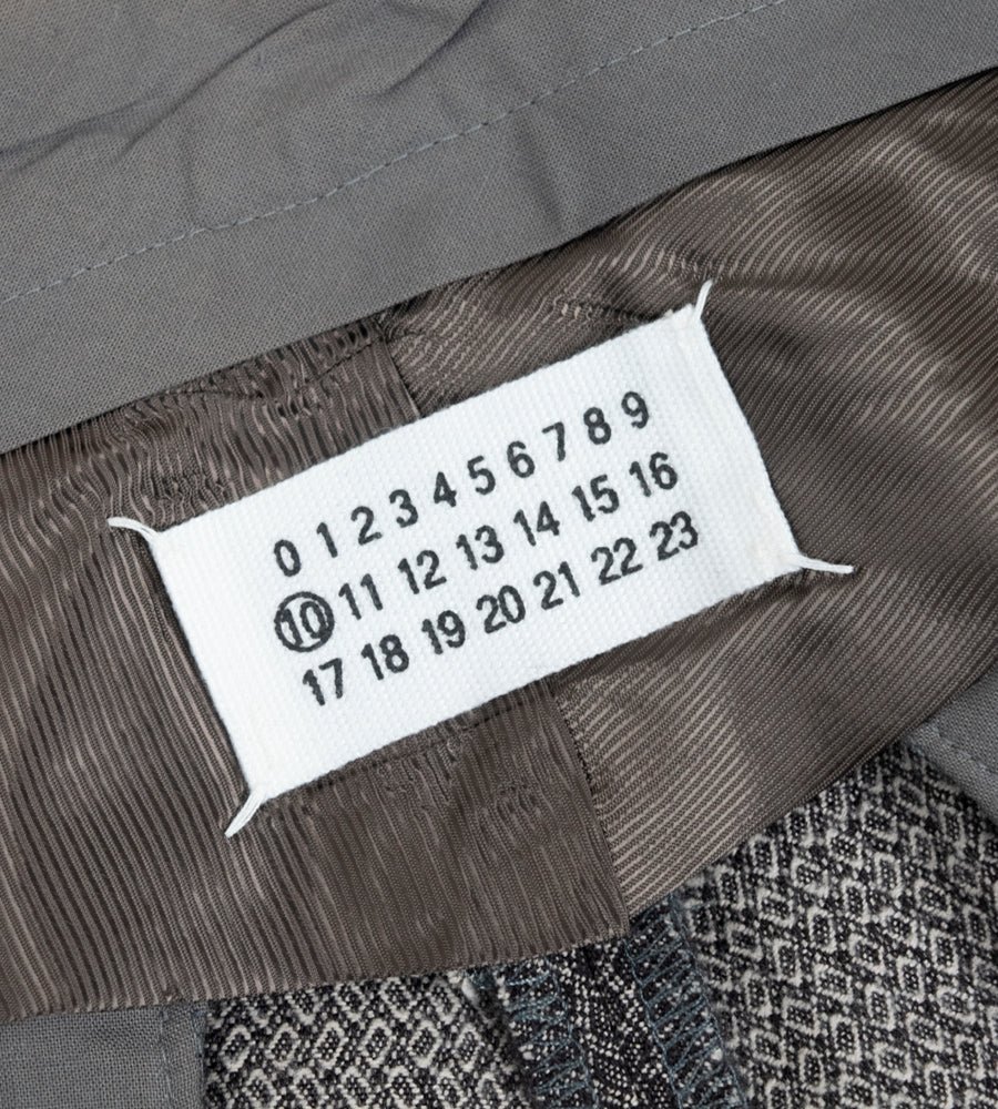 Martin Margiela F/W 2002 Patterned Wool Blend Trousers