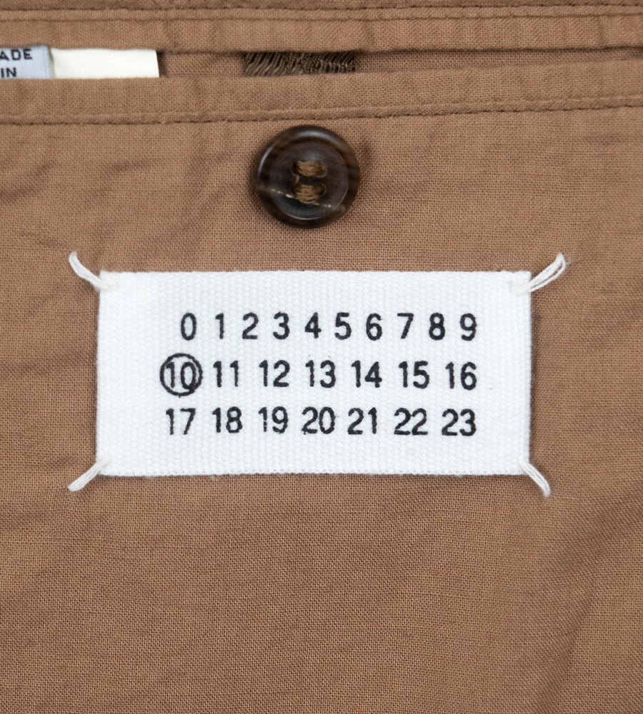 Martin Margiela S/S 2006 '3 Roll 2' Cotton Suit in Camel Brown