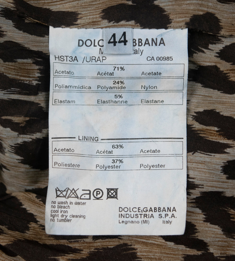Vintage Dolce & Gabbana Hook & Eye Skirt Suit Set